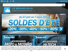 Tablet Screenshot of lemotardbleu.com